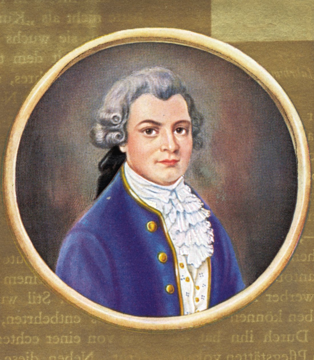 Gotthold Ephraim Lessing av Unknown artist