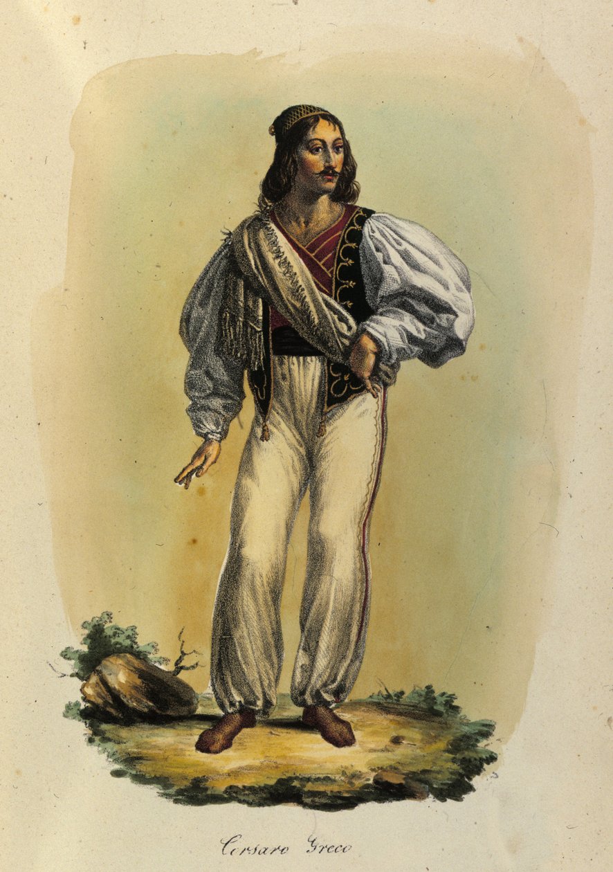Grekisk pirat från 1700-talet. av Unknown artist
