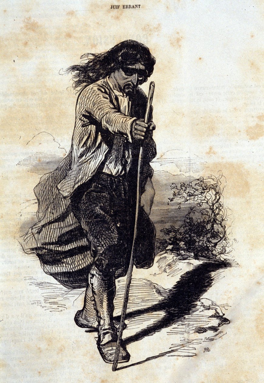 Judendom: Judisk resande försäljare (vandrande jude). av Unknown artist