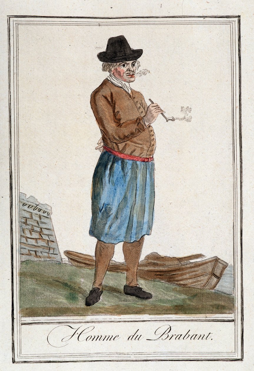 Man från Brabant (Belgien). av Unknown artist