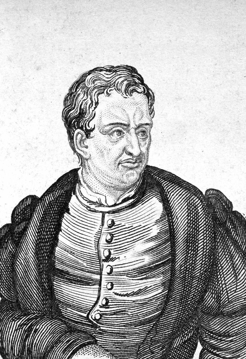Porträtt av Christopher Columbus. av Unknown artist