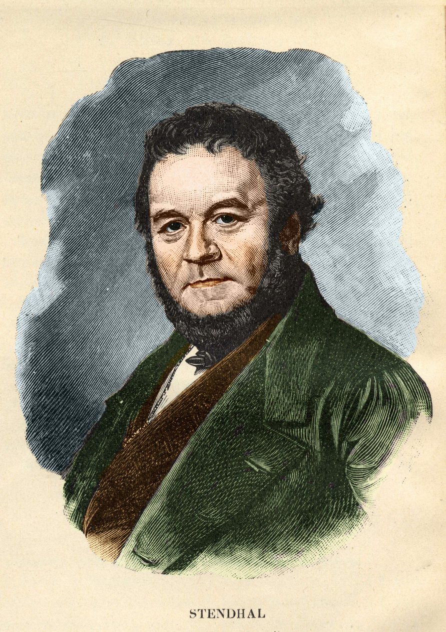 Porträtt av Stendhal (Henry Beyle) (Grenoble av Unknown artist