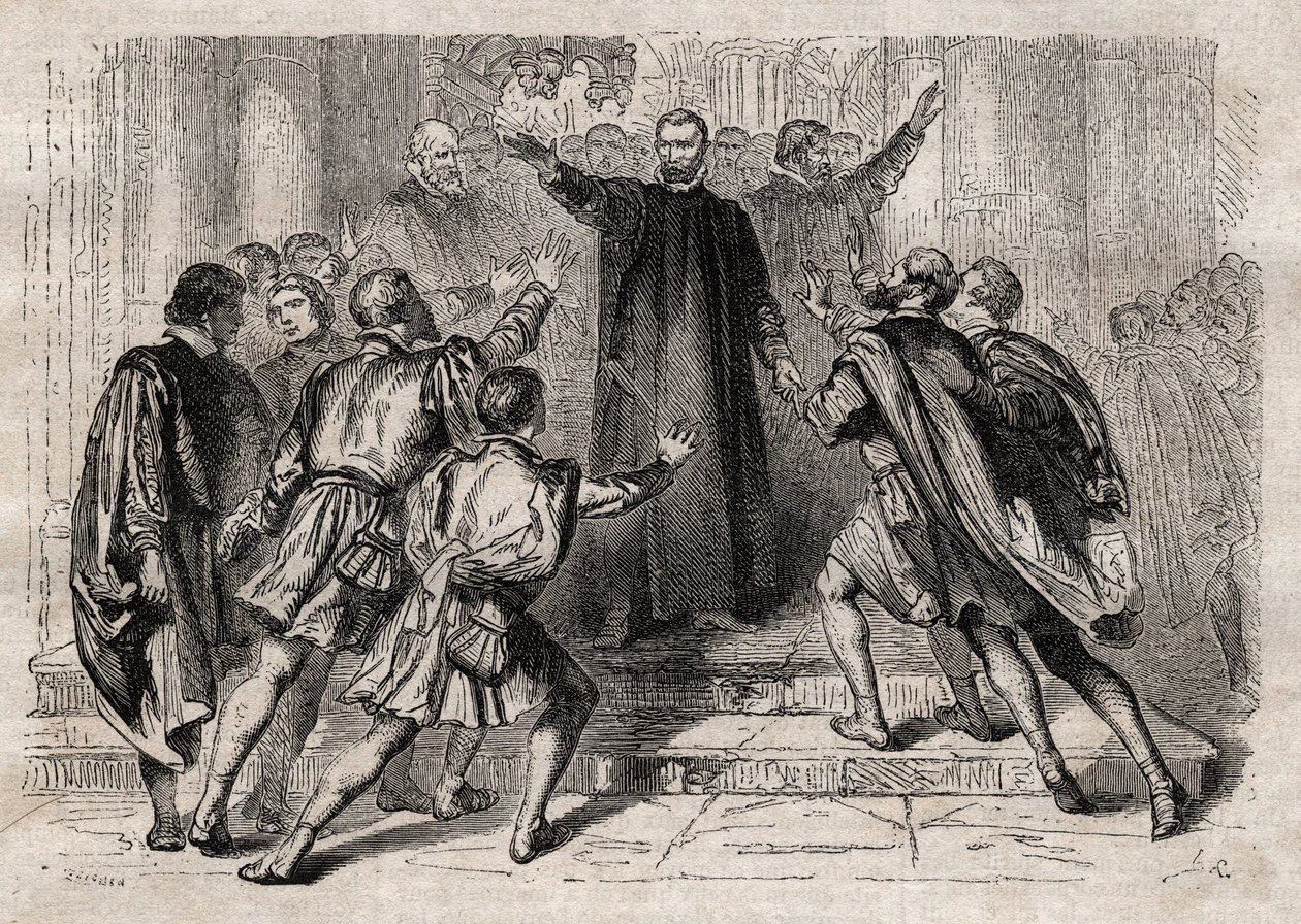 Döparen kände igen Johannes av Leiden av Unknown