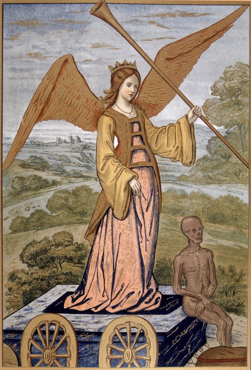 Den berömda triumfen över döden. av Unknown artist