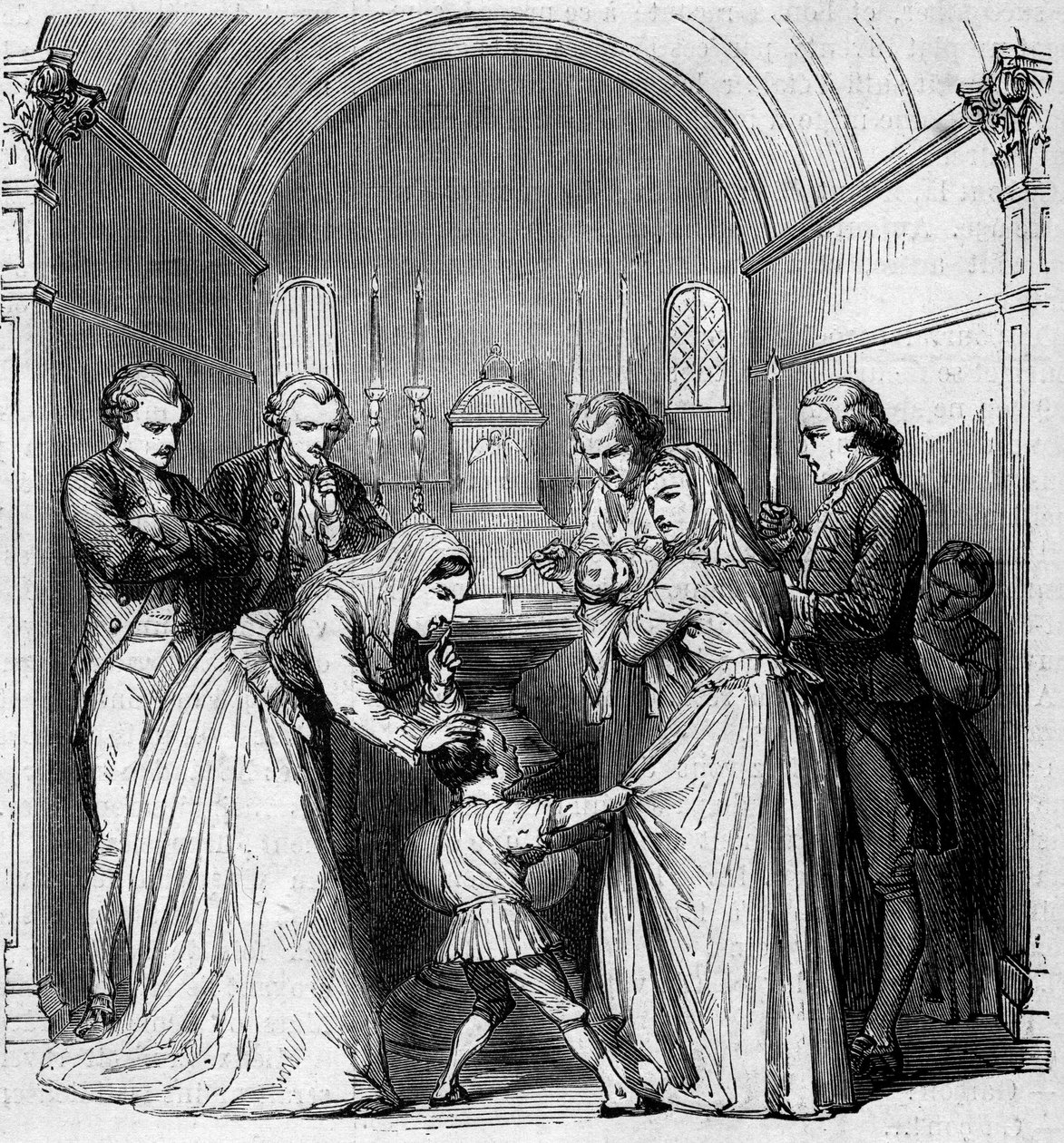 Napoleon Bonapartes dop. av Unknown artist