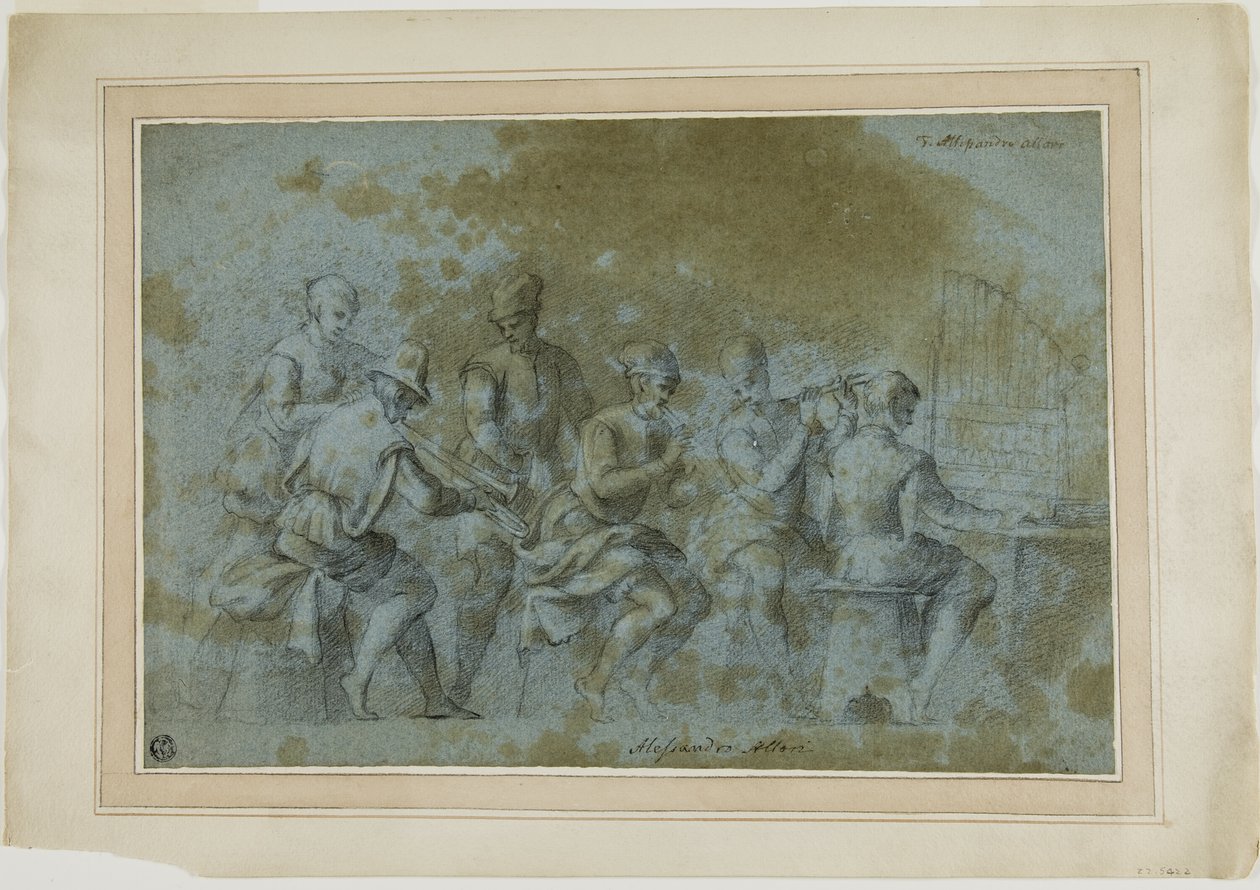 Konsertscen av Unknown Florentine