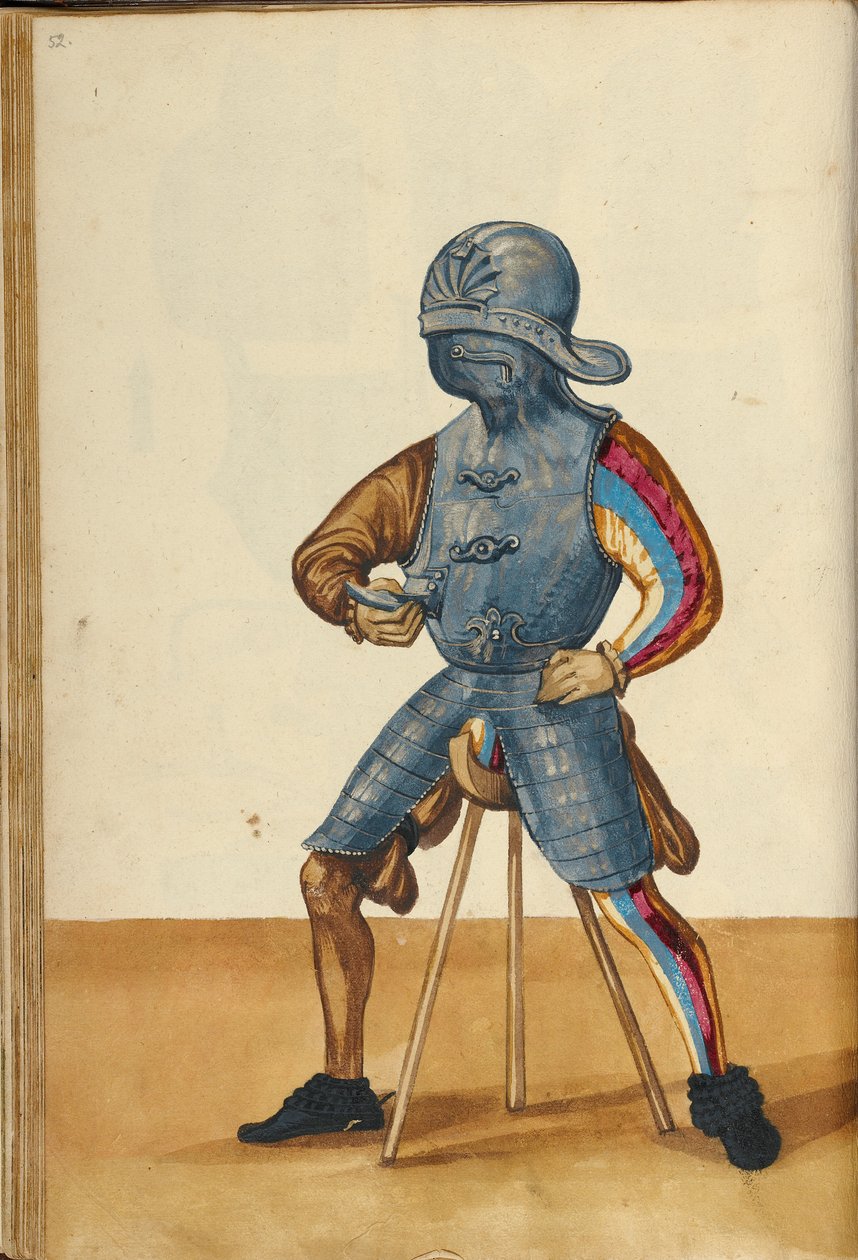 En man i rustning av Unknown artist