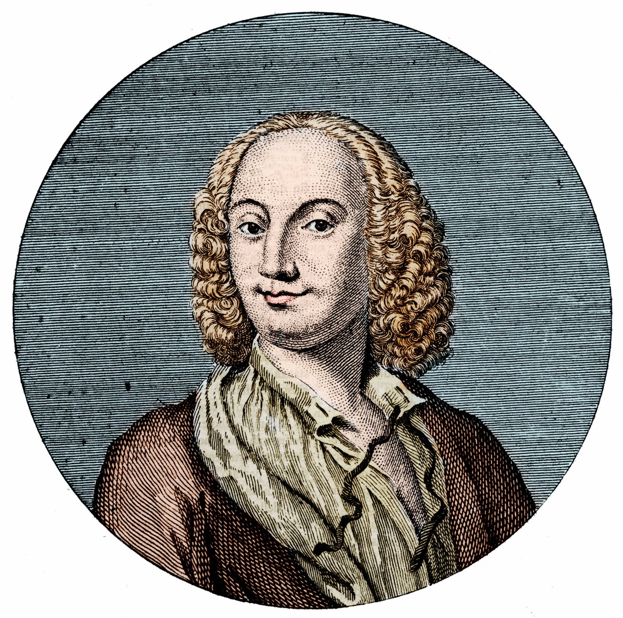 Antonio Vivaldi (1678-1741), italiensk kompositör. av Unknown artist