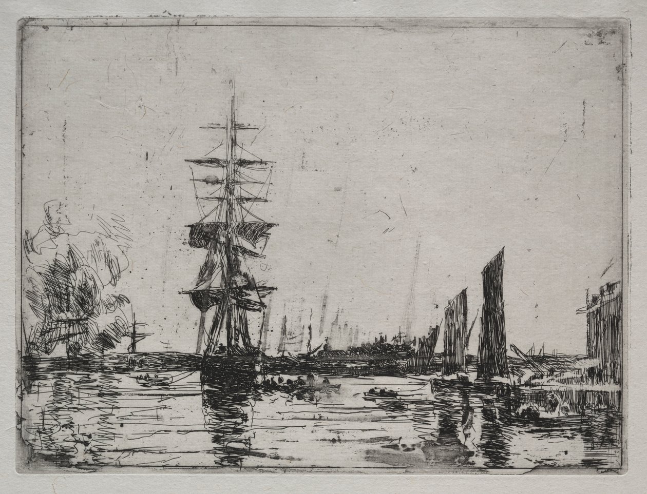 Båtar vid Anchor av Unknown artist