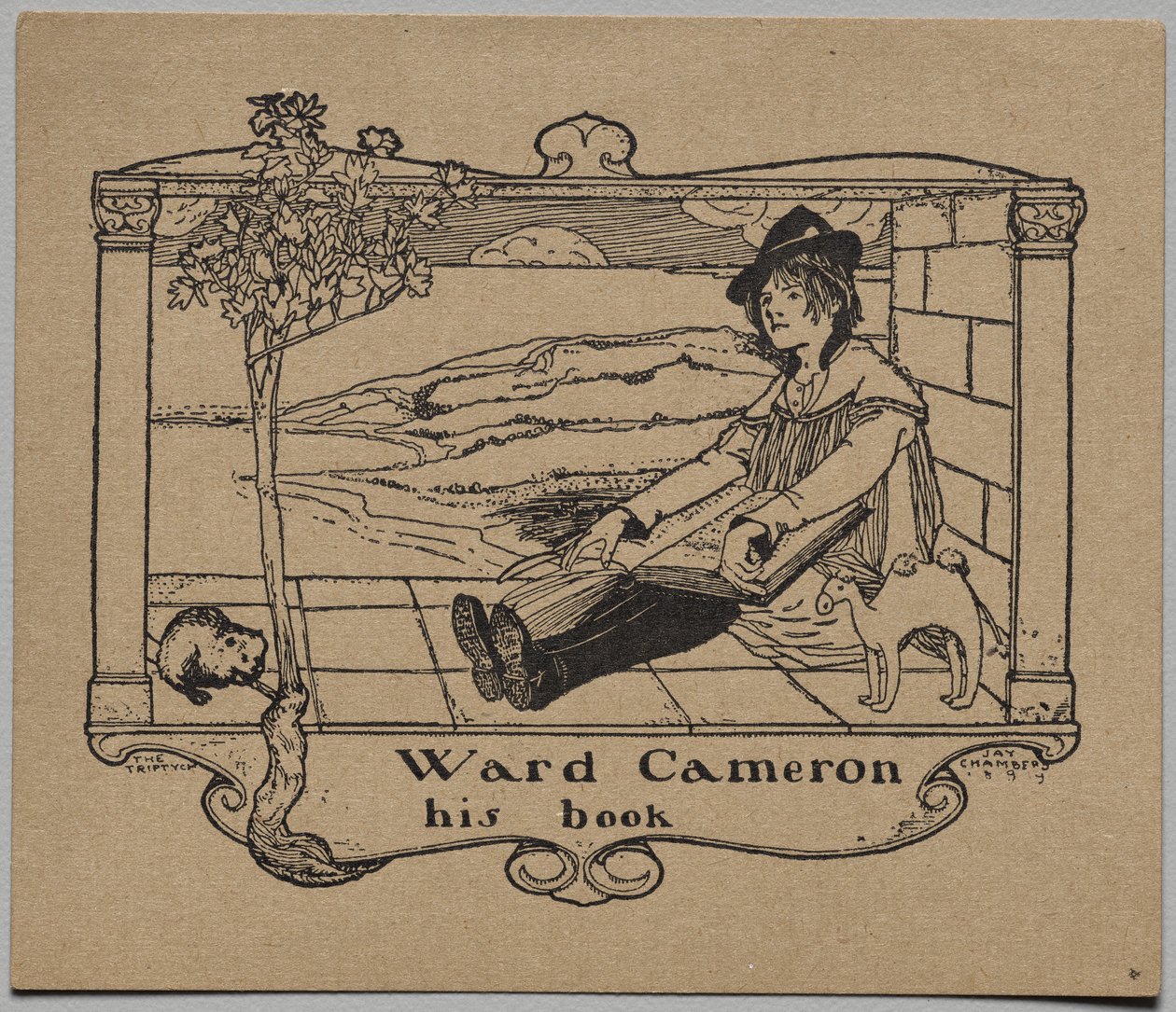 Bokskylt: Ward Cameron av Unknown artist