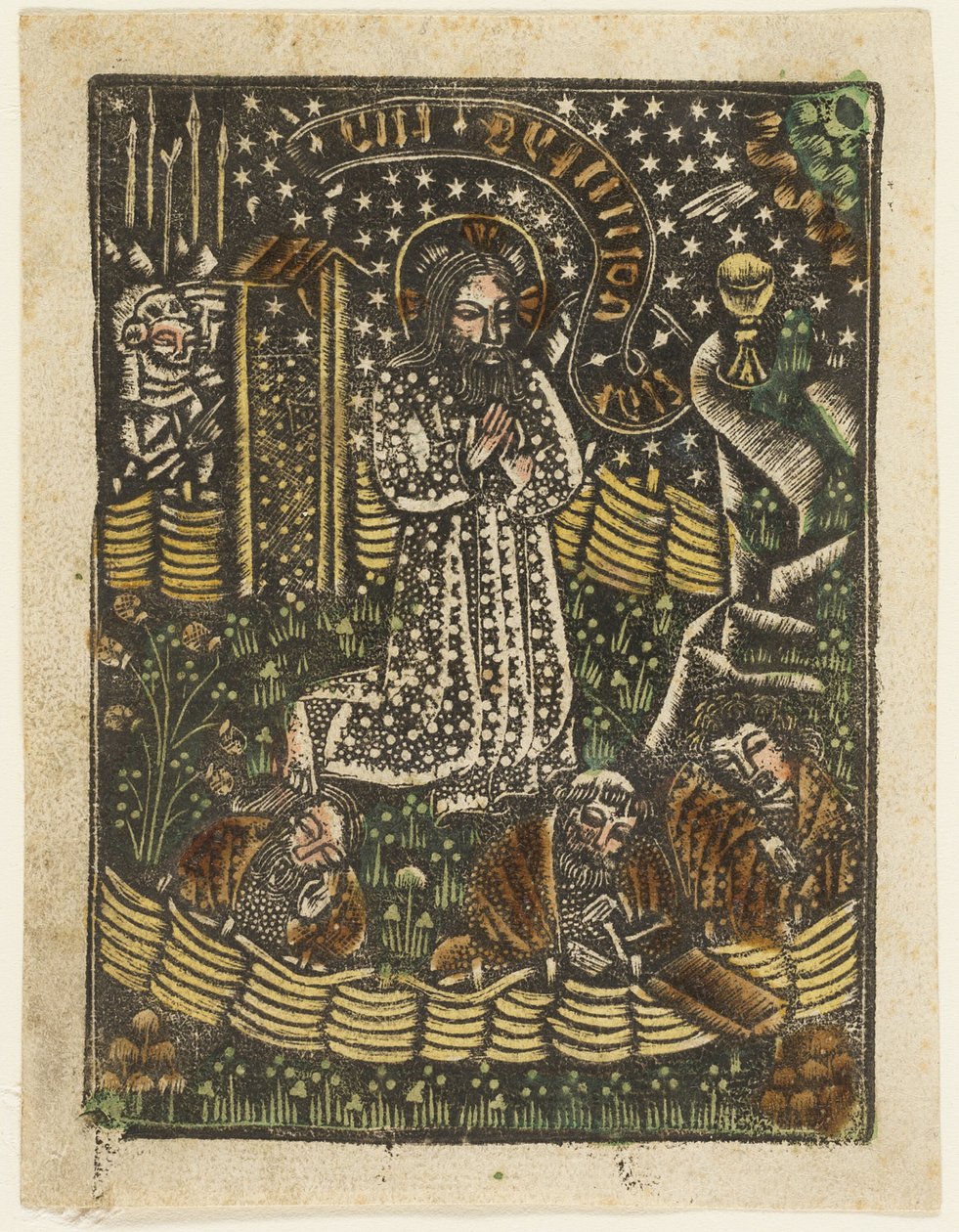Kristus i Getsemane trädgård av Unknown artist
