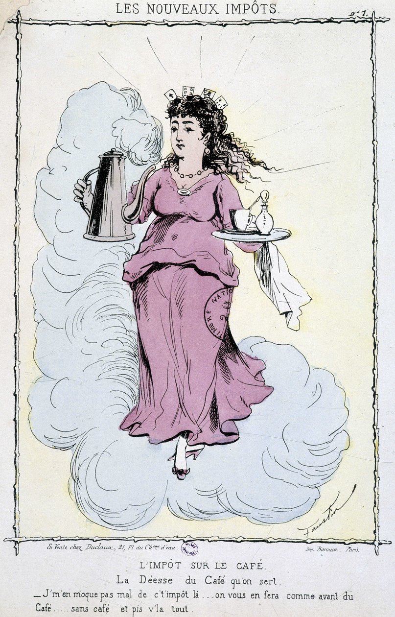 Kaffeskatt - dragning av Unknown artist