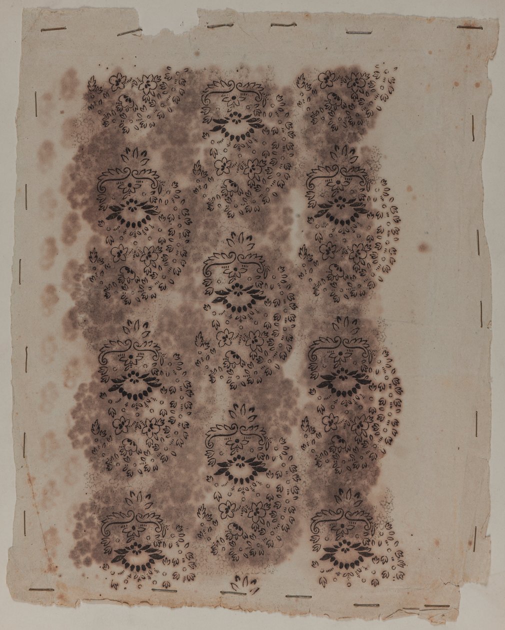 Designritning, sent 1700-tal av Unknown artist