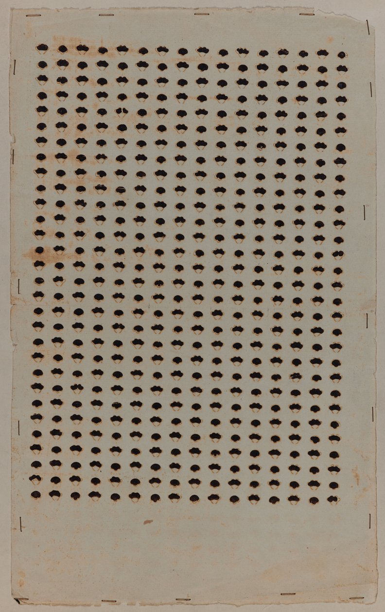 Designritning, sent 1700-tal av Unknown artist