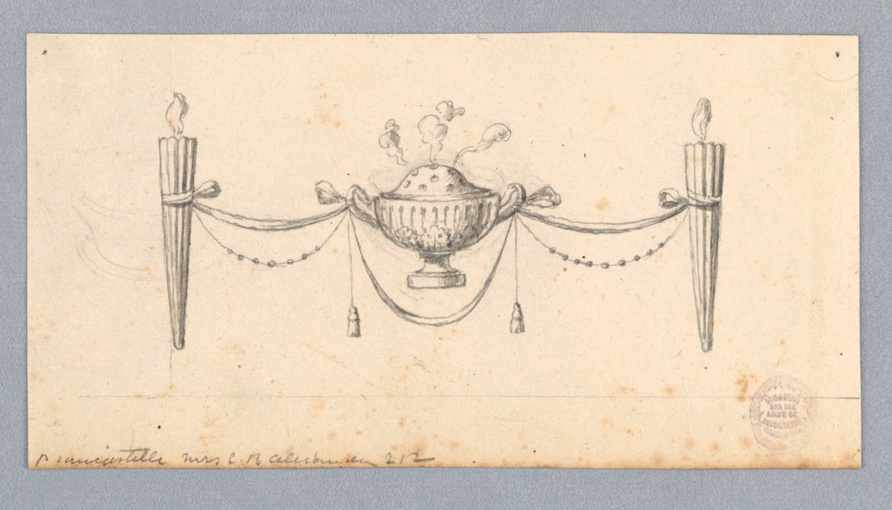 Design för en fris av Unknown artist