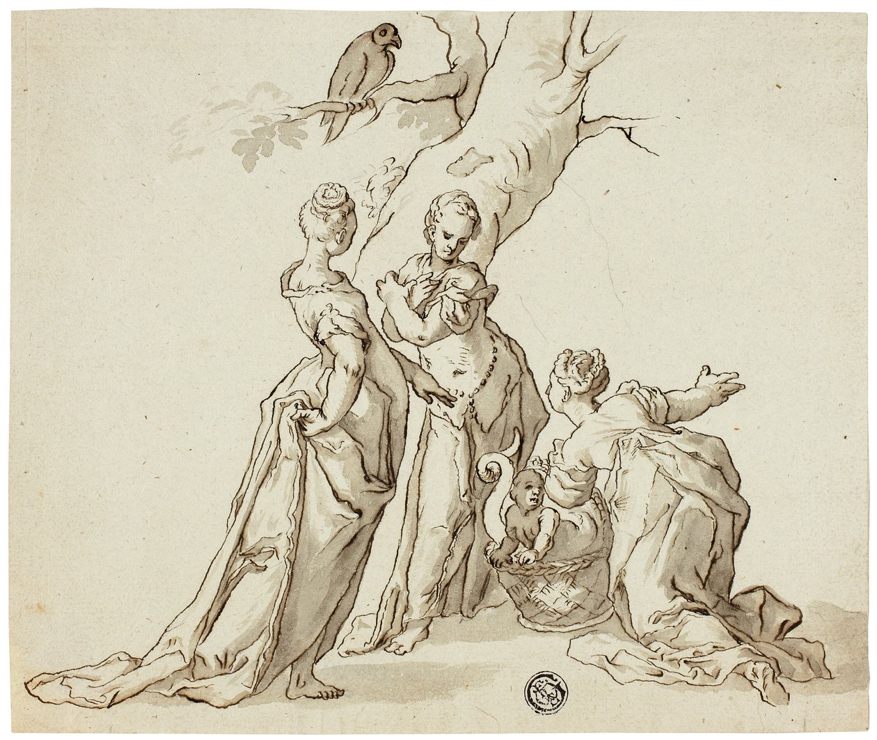 Upptäckten av Erichthonius av Unknown artist