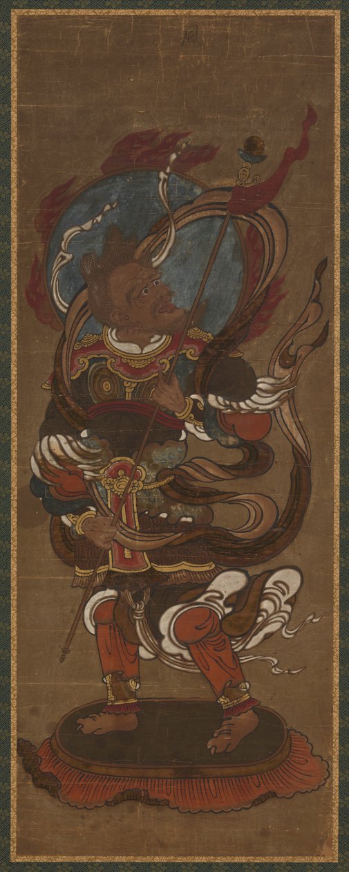 En av de tolv deva: Fu-ten (<em>Vayu</em>) av Unknown artist