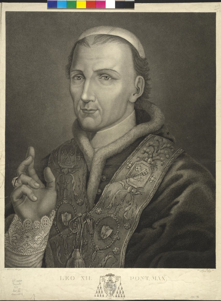 Påve Leo XII av Unknown artist