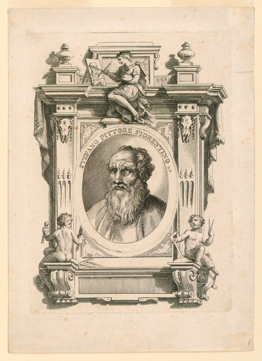 Porträtt av Stefano Fiorentino av Unknown artist