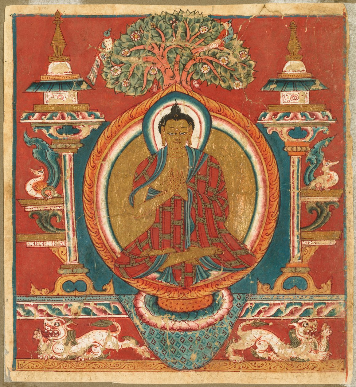 Predikar Sakyamuni av Unknown artist