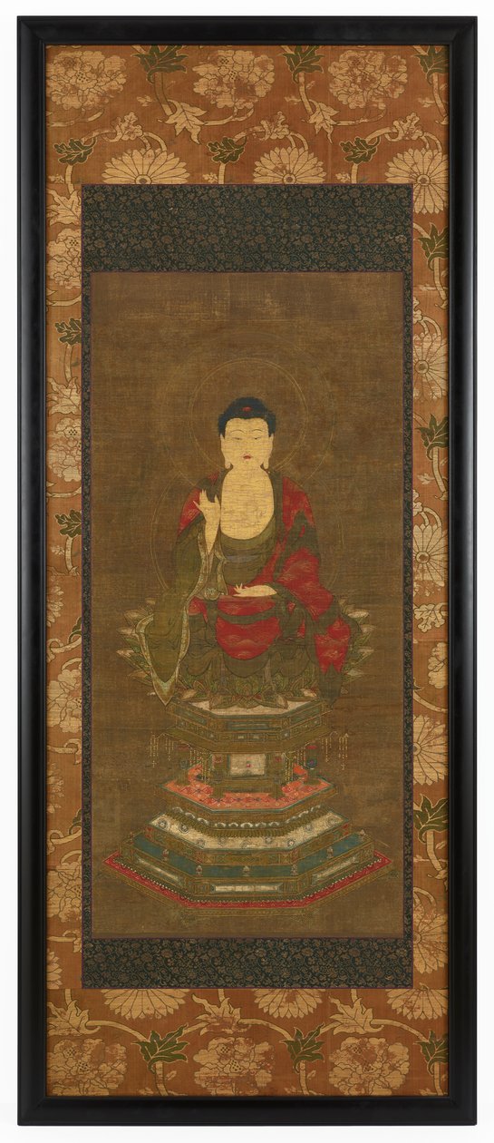 Shakyamuni predikar av Unknown artist