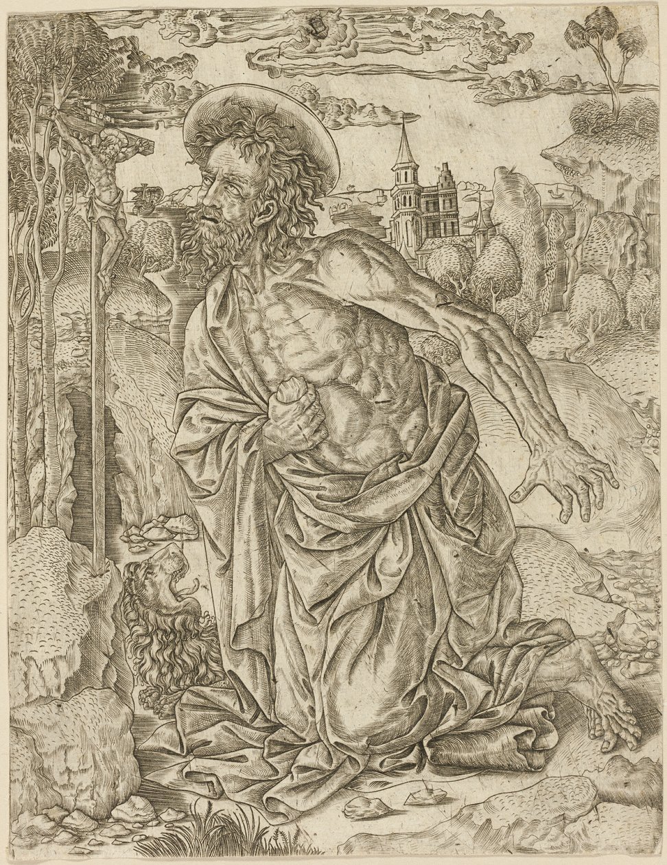 S:t Hieronymus i bot av Unknown artist