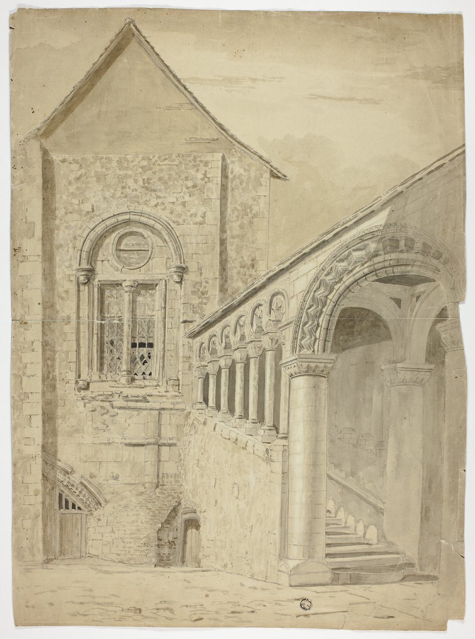 Trapphus...Green Court, Canterbury av Unknown artist