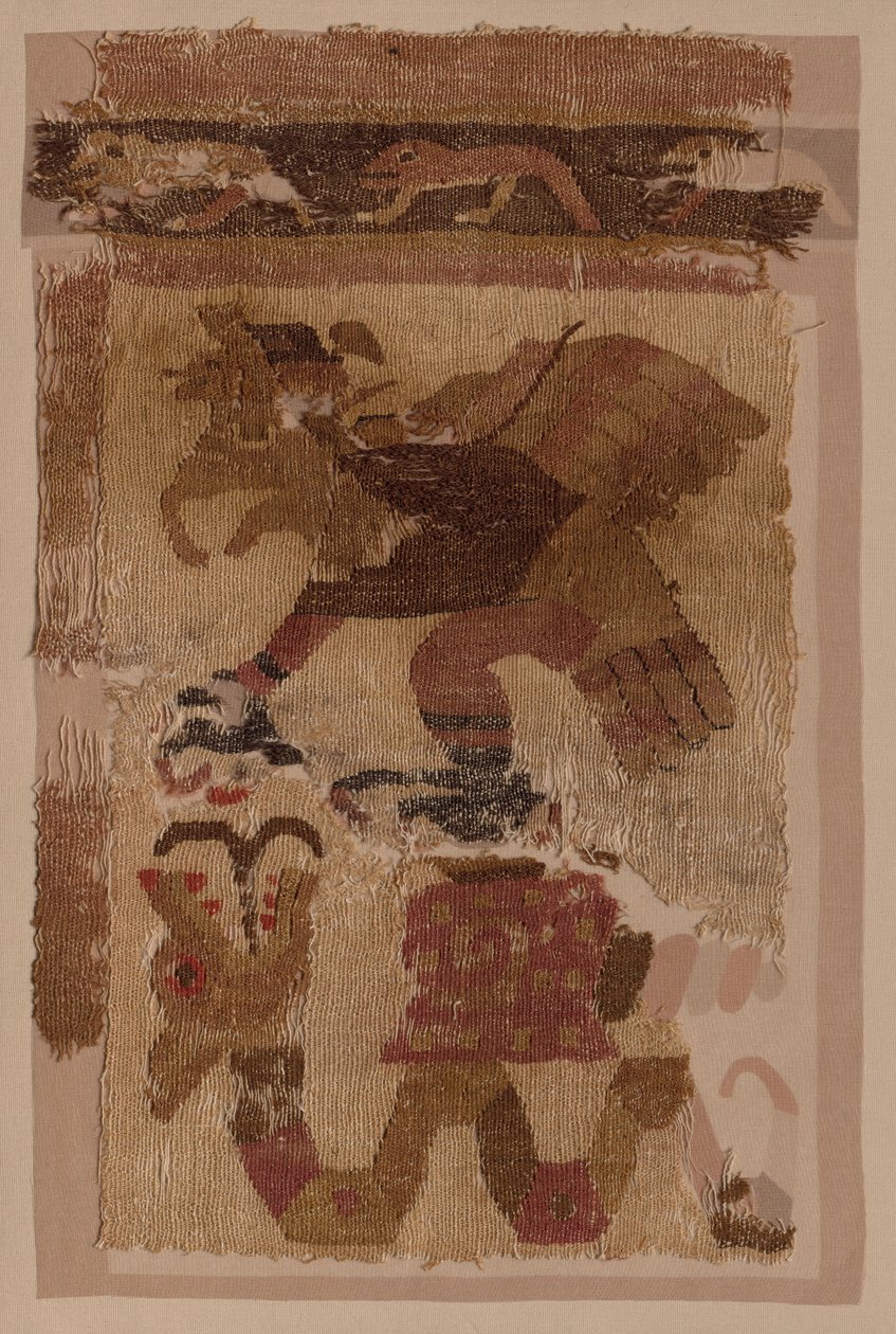 Textilfragment av Unknown artist