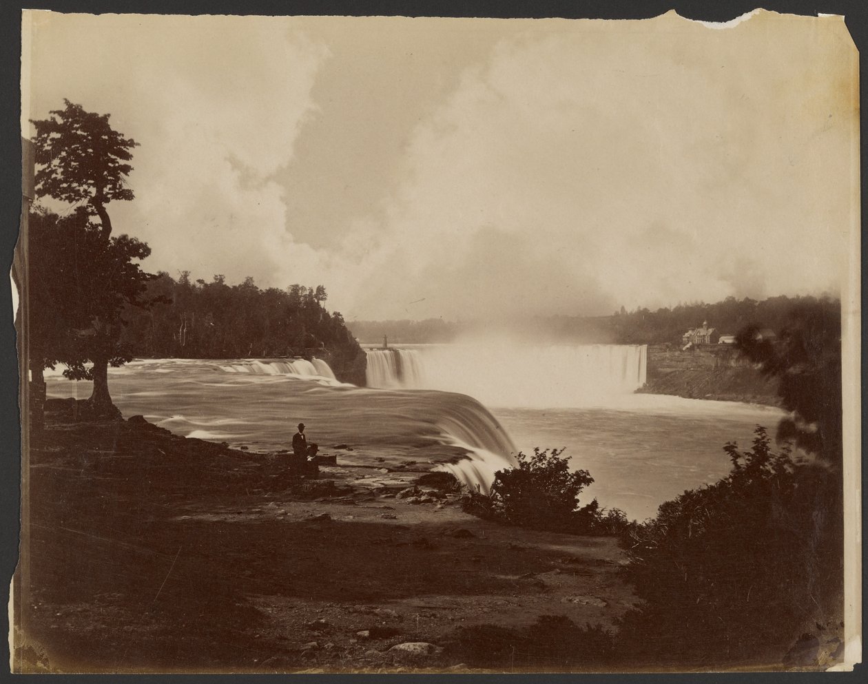 [Vy över Niagarafallen] av Unknown artist