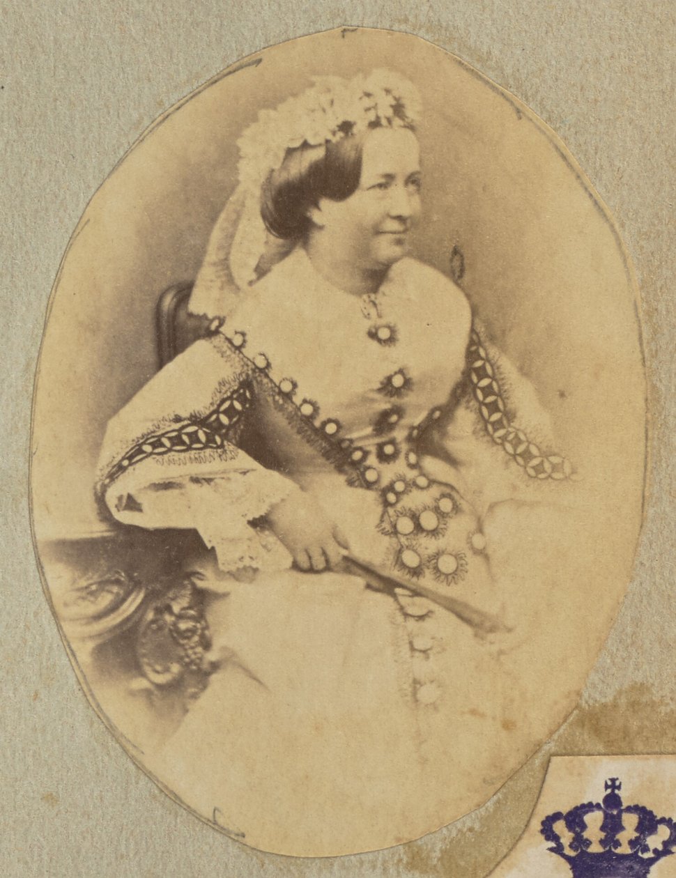 [Drottning Amalia av Grekland] av Unknown artist/maker