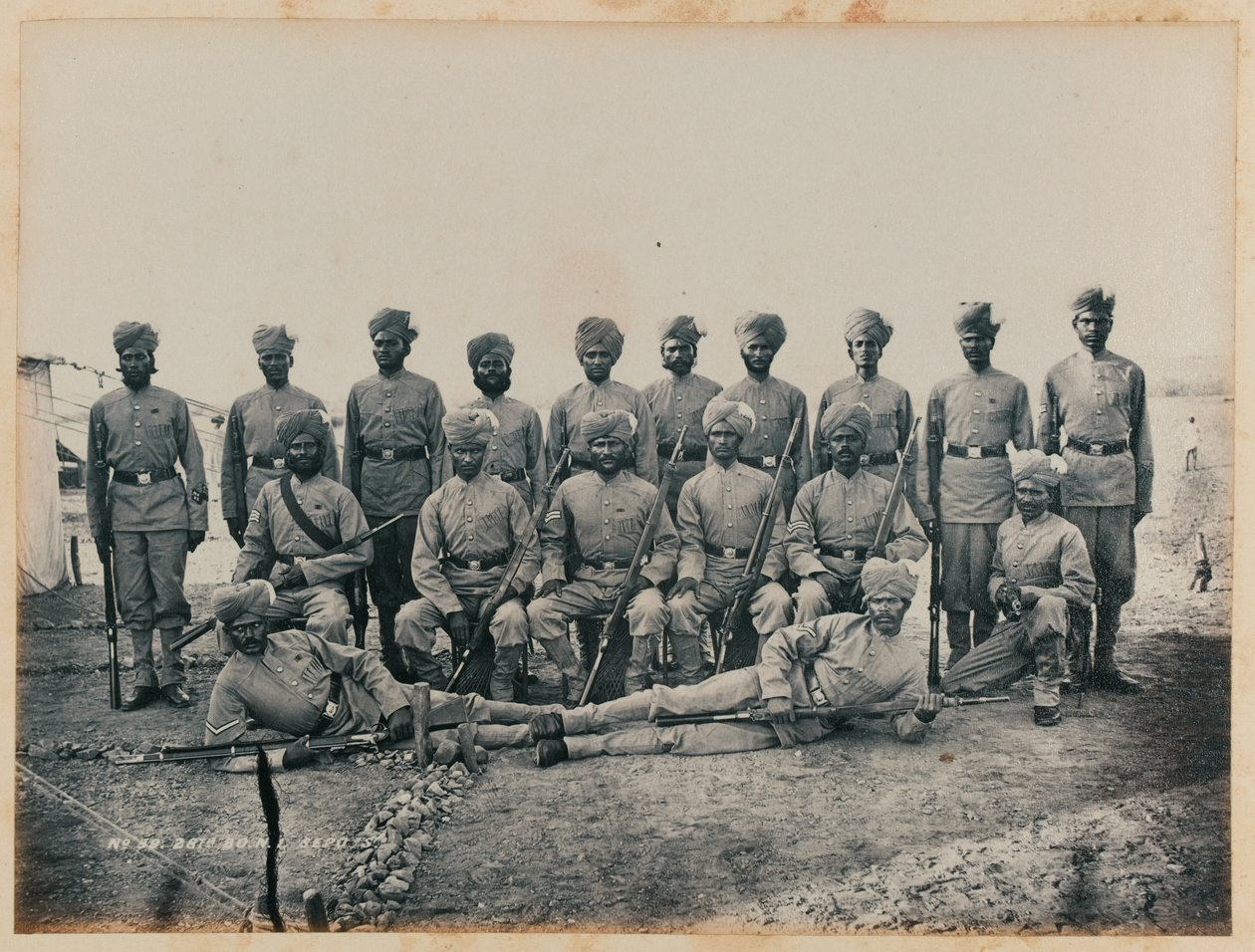 28:e Bombay Native Infantry Sepoys av Unknown photographer