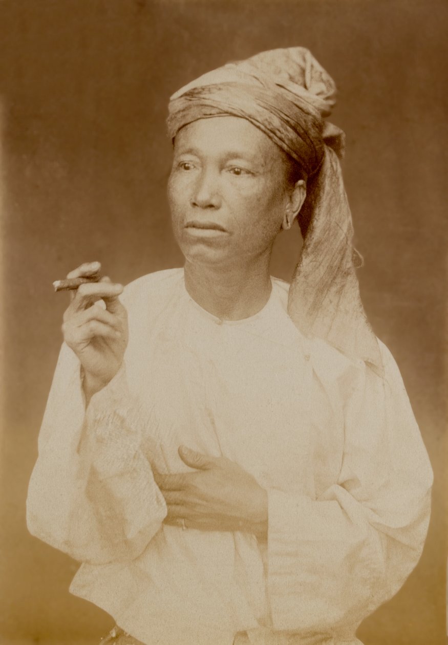 En burmesisk man, 1885 ca av Unknown photographer