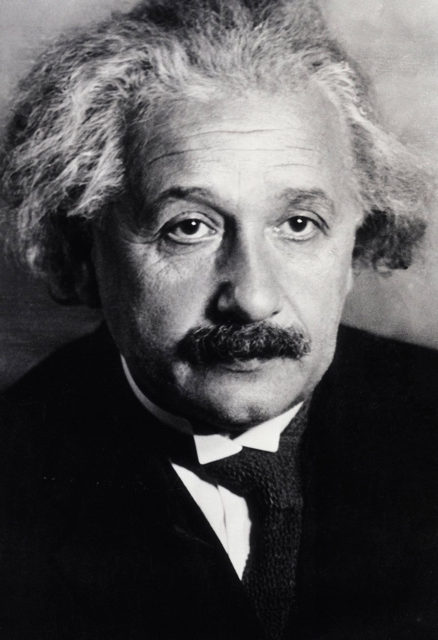 Albert Einstein (s/v foto) av Unknown photographer