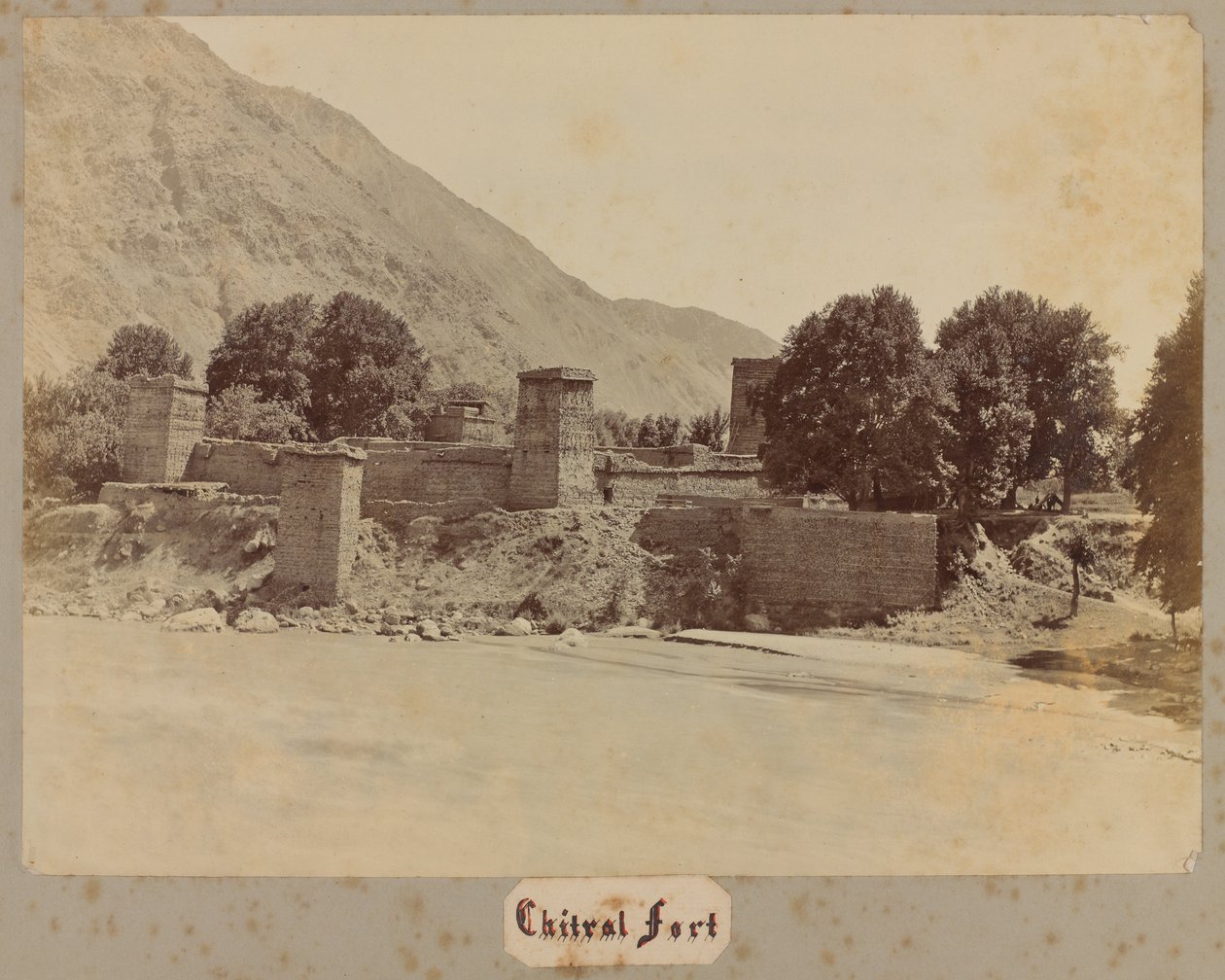 Chitral Fort, 1895 av Unknown