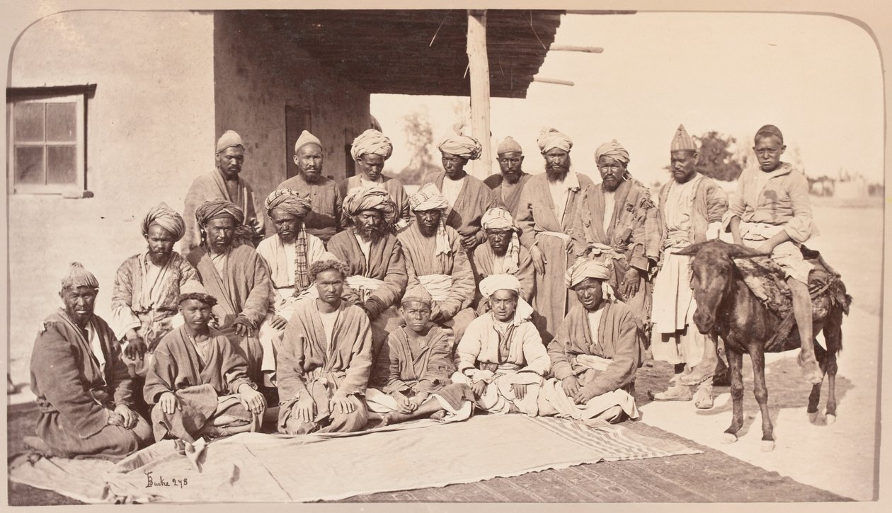 Durbar Maidan och Logar Chiefs, Kabul av Unknown photographer
