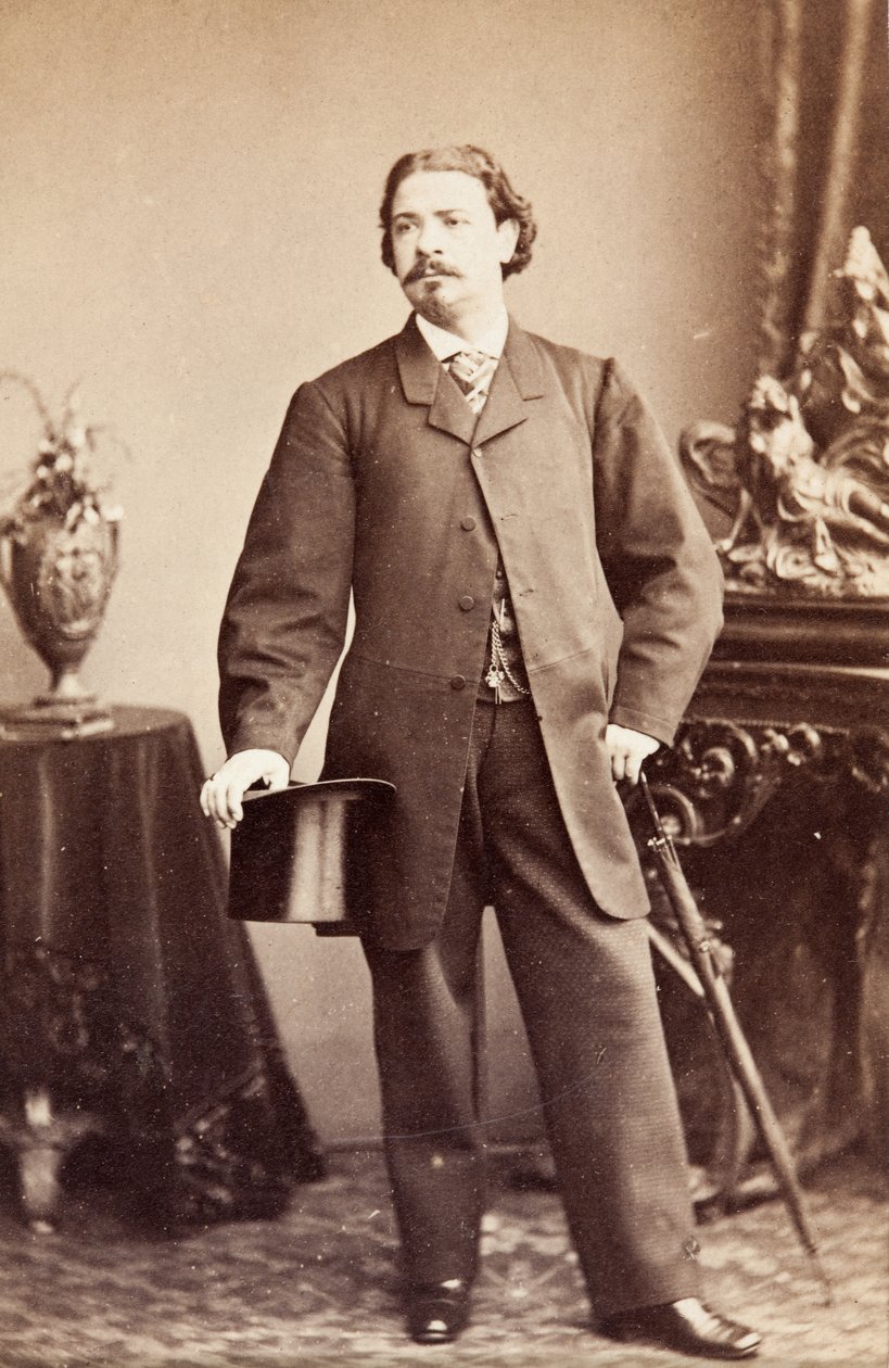 Porträtt av Bossi av Unknown photographer