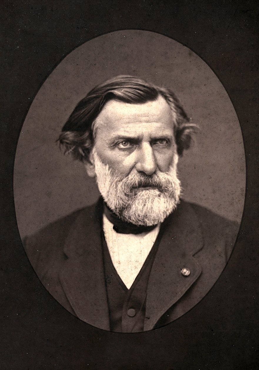 Porträtt av Charles-Louis-Ambroise Thomas, berömd musiker. av Unknown photographer