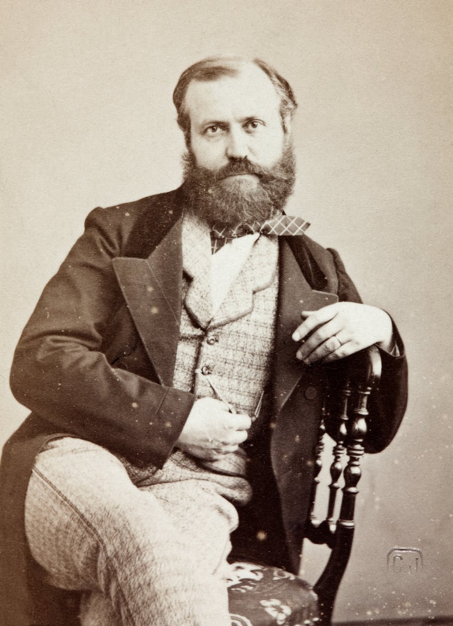 Porträtt av Charles Gounod av Unknown photographer