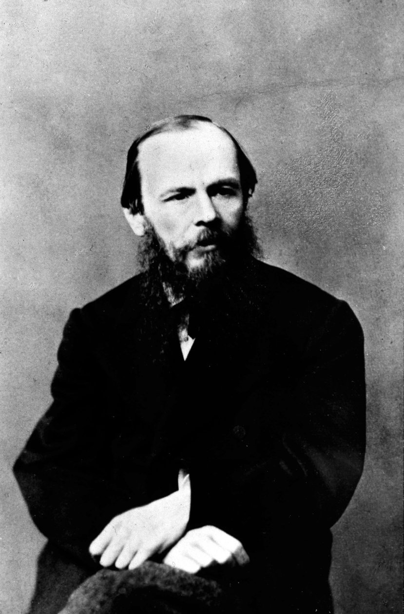 Porträtt av Dostojevskij sittande. av Unknown photographer