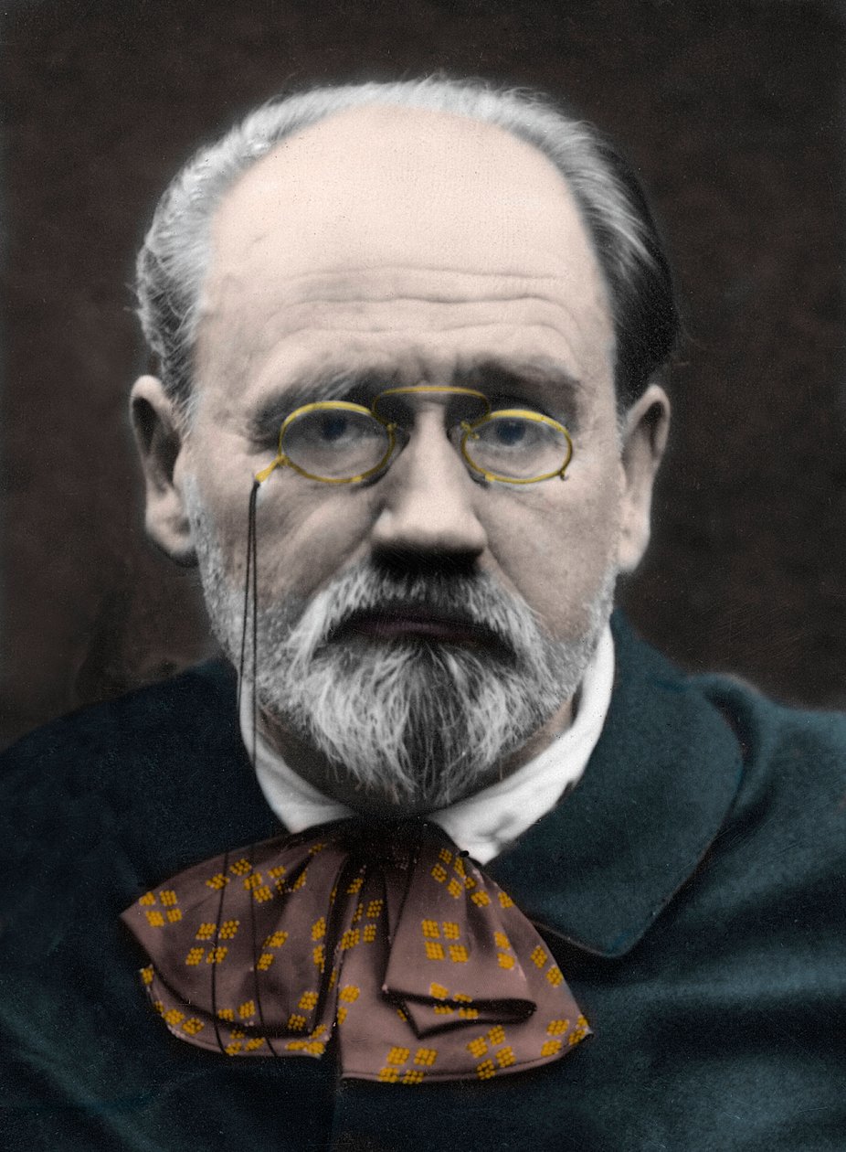 Porträtt av Emile Zola 1890-talet. av Unknown photographer