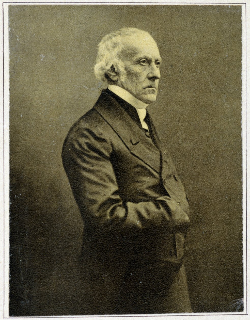 Porträtt av Francois Guizot av Unknown photographer