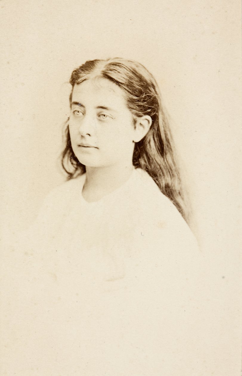 Porträtt av Pauline Lucca av Unknown photographer