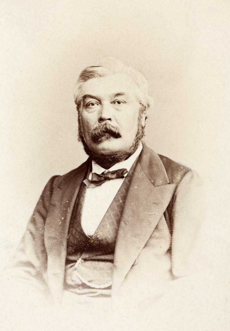 Porträtt av Prosper Sainton av Unknown photographer