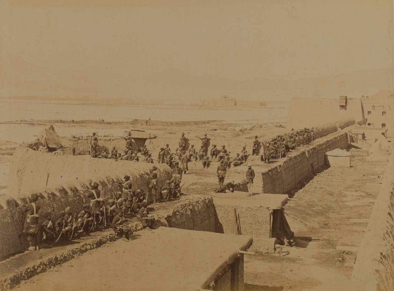 Strongpoint, Kabul 1879 (s/v foto) av Unknown photographer