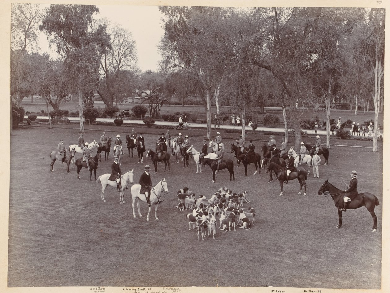 Peshawar Vale Hunt av Unknown photographer
