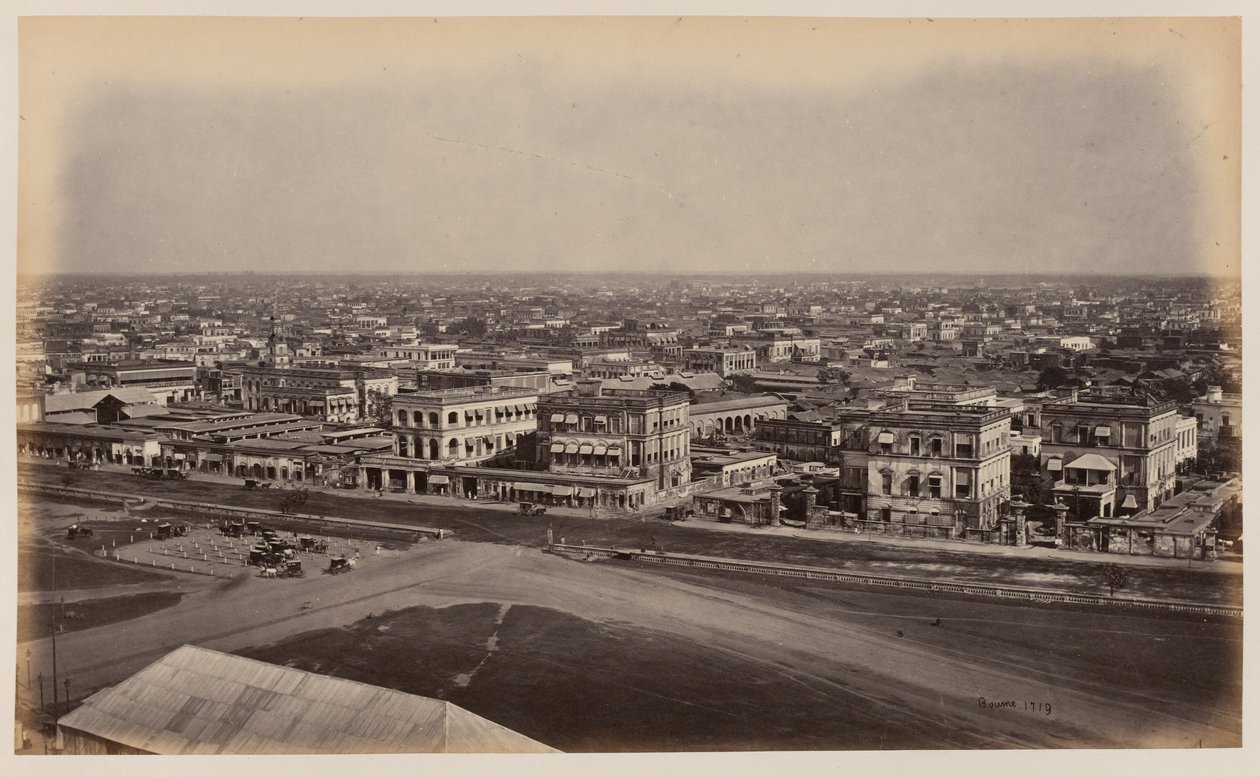 "Utsikt från Ochterlony-monumentet", Calcutta av Unknown photographer