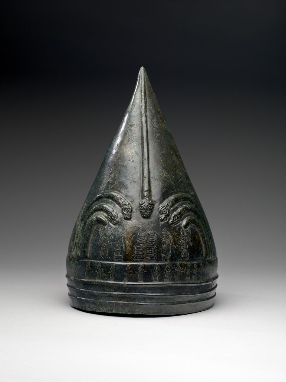 Hjälm, 850-700 f.Kr. (brons) av Urartian