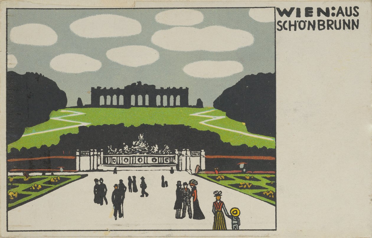 Wien: Från Schönbrunn Wien: Från Schönbrunn, 1908. av Urban Janke