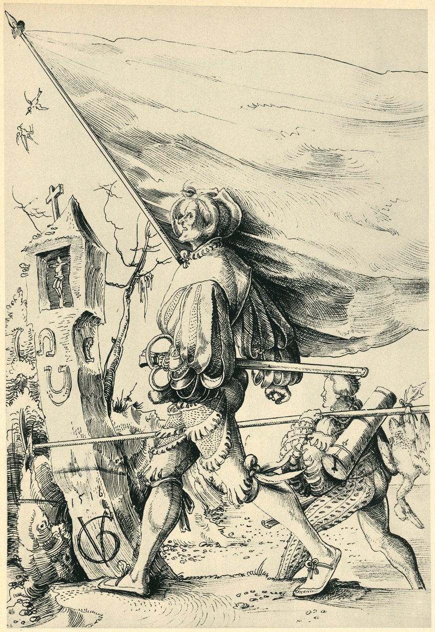 legosoldater, 1516, 1943. av Urs Graf