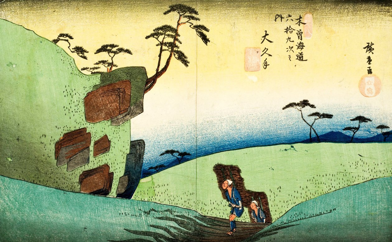 Woodcut av Utagawa Hiroshige